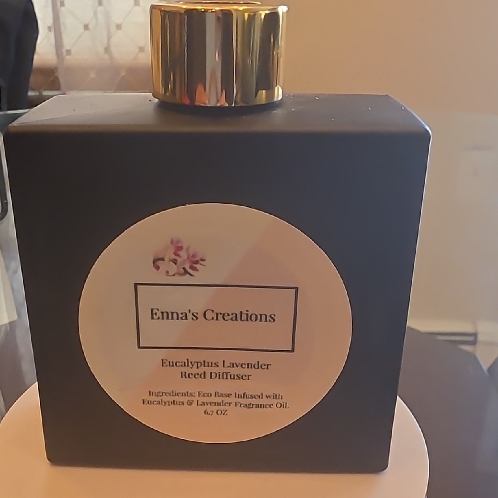 Enna's Creations Eucalyptus Lavender Reed Diffuser